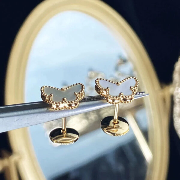 Toxse Sweet Butterfly Earstuds Gold Mop - Image 3