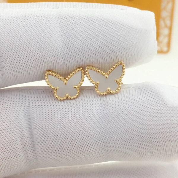 Toxse Sweet Butterfly Earstuds Gold Mop - Image 4