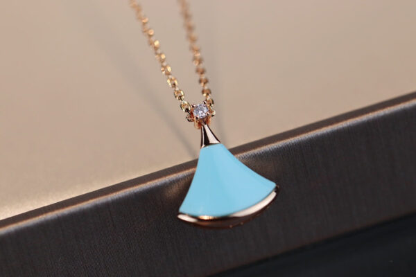 Toxse Dream Necklace Turquoise Pink Gold - Image 7