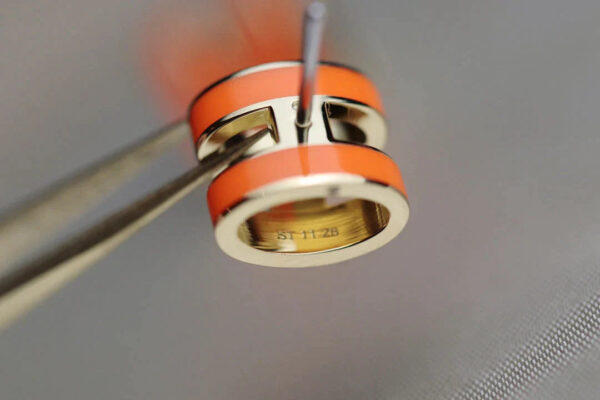 Toxse Mini Pop H Earrings Orange - Image 7