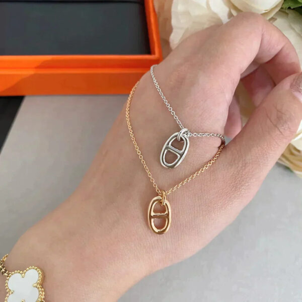 Toxse Chaine Small Necklace Gold And Silver - Image 4