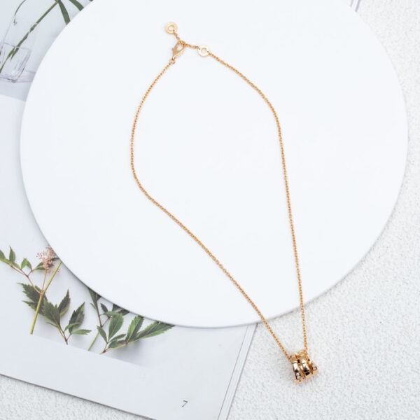 Toxse Serpenti Pink Gold Necklace Diamond - Image 6