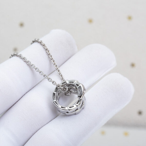 Toxse Serpenti Silver Necklace Diamond - Image 3