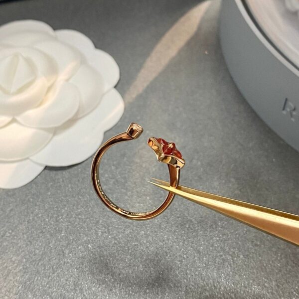 Toxse Star 1 Diamond Open Ring - Image 8