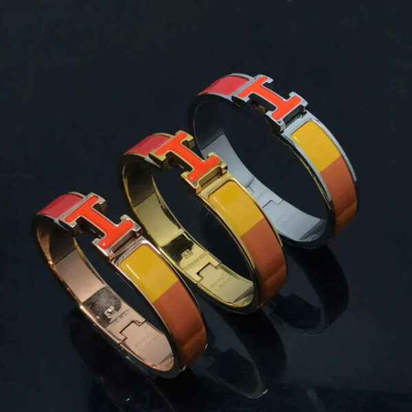 Toxse H Bracelet Orange Rainbow Ceramic - Image 3