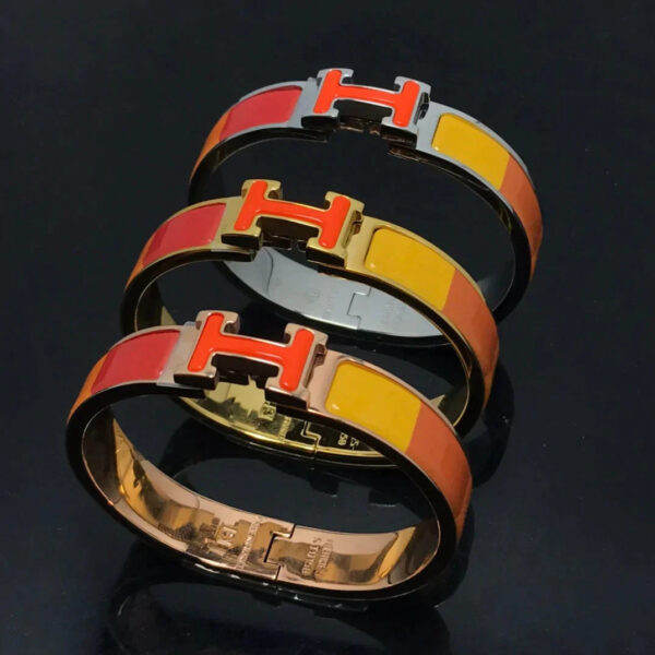 Toxse H Bracelet Orange Rainbow Ceramic - Image 4