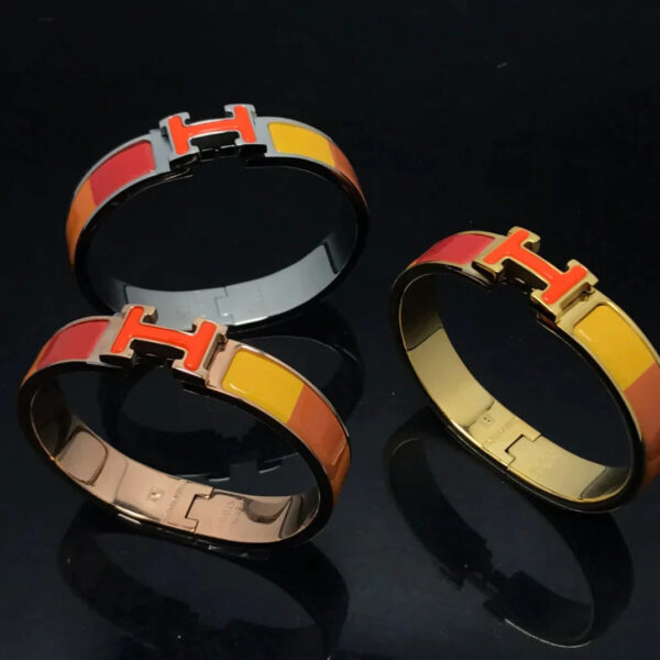Toxse H Bracelet Orange Rainbow Ceramic - Image 5
