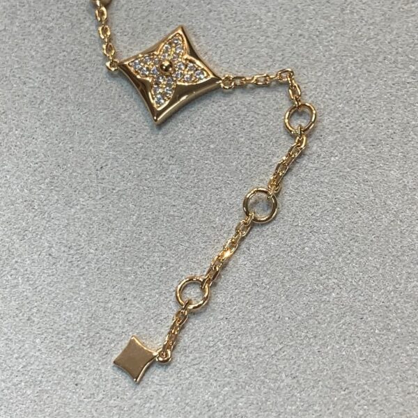 Toxse Star And Sun 4 Motifs Gold Diamonds Bracelet - Image 3