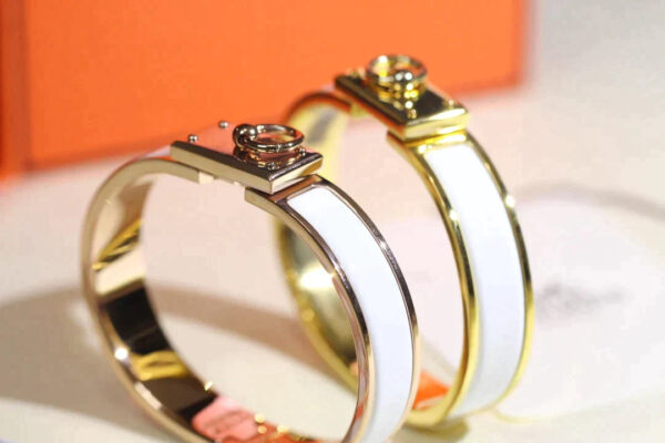 Toxse H Ring Lock Bracelet 12Mm White - Image 5