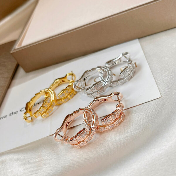 Toxse Serpenti Earrings Diamond