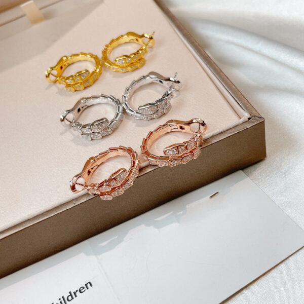 Toxse Serpenti Earrings Diamond - Image 7