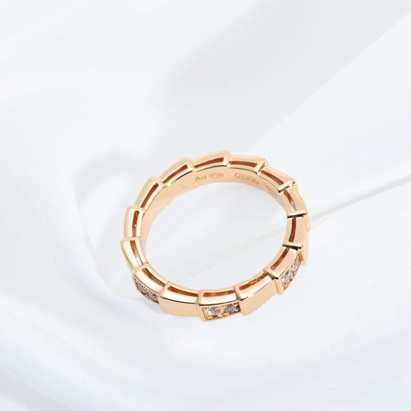 Toxse Serpenti Ring Pink Gold 3Mm - Image 3
