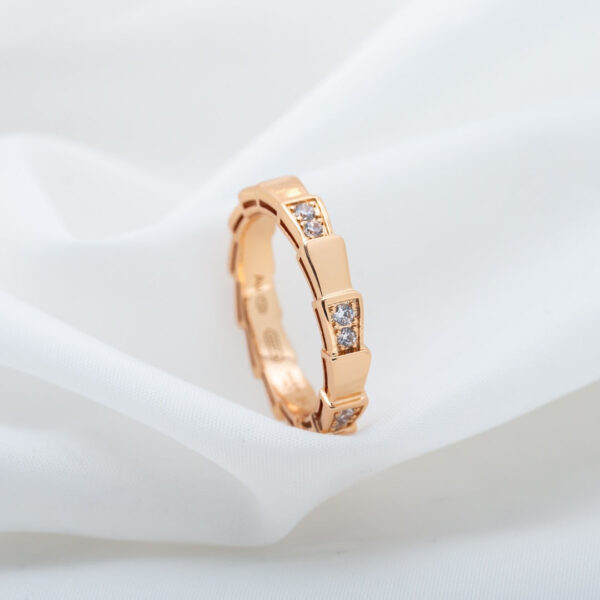 Toxse Serpenti Ring Pink Gold 3Mm - Image 7