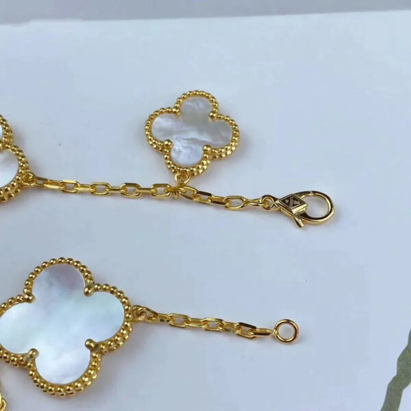 Toxse Magic Clover Mop Pink Gold Bracelet 5 Motifs - Image 6