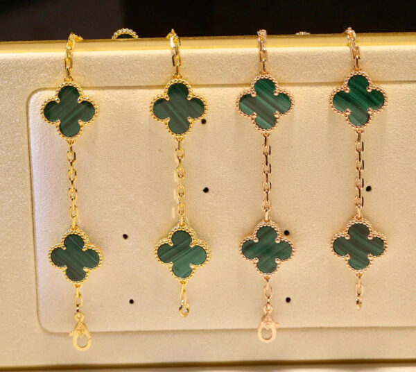 Toxse Clover Malachite Bracelet 5 Motifs - Image 8