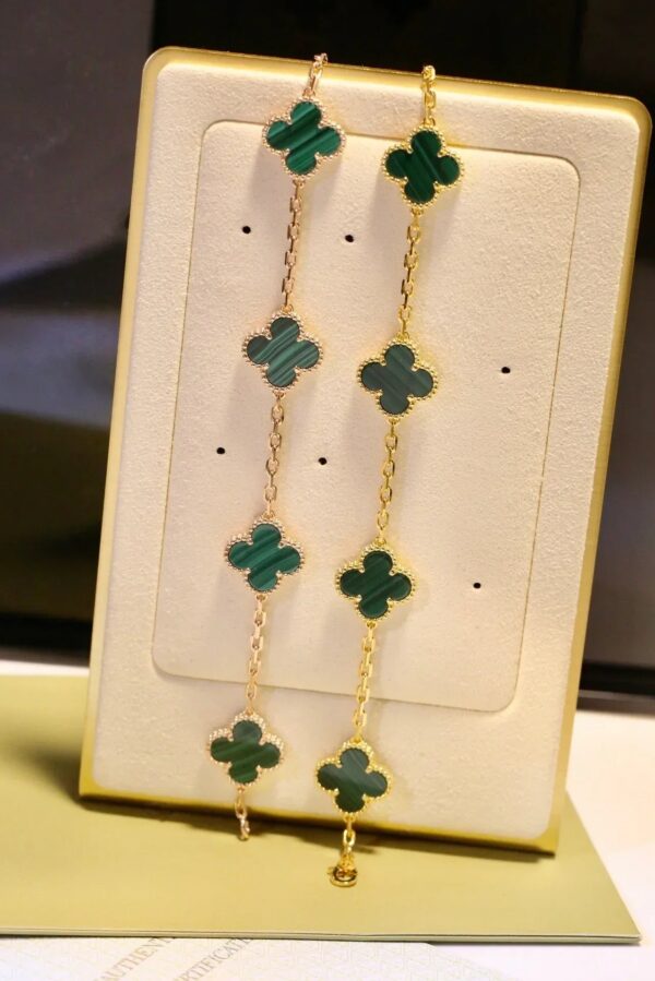 Toxse Clover Malachite Bracelet 5 Motifs - Image 11