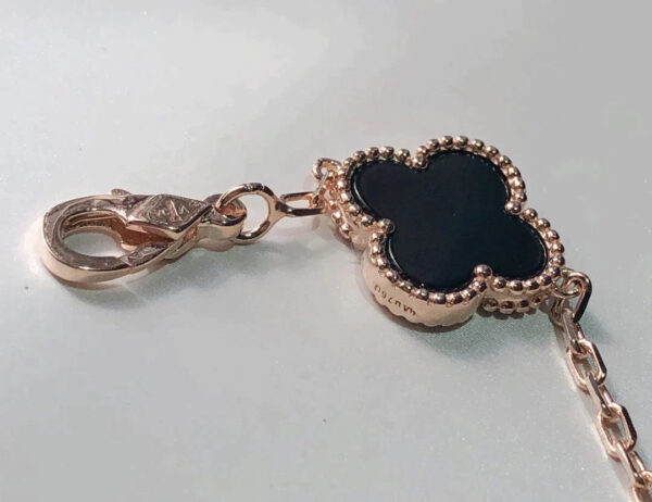 Toxse Clover Multicolor Pink Gold Bracelet 5 Motifs - Image 4