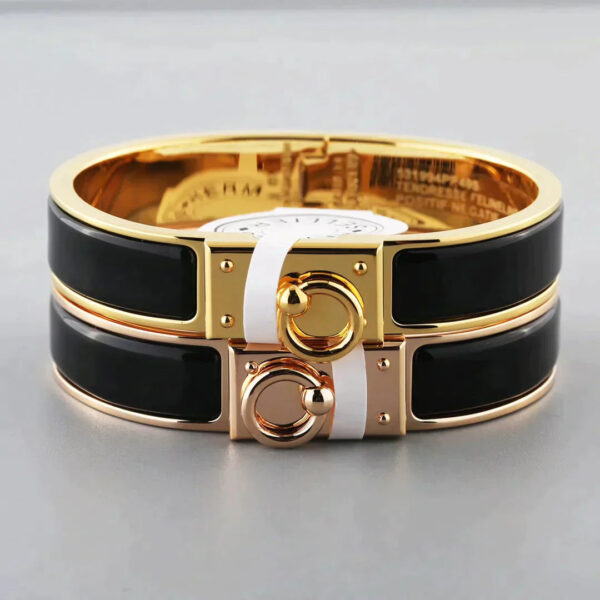 Toxse H Ring Lock Bracelet 12Mm Black - Image 4