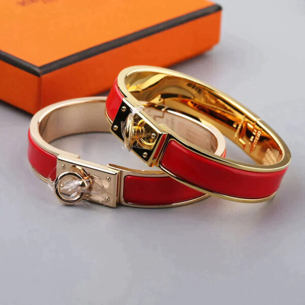 Toxse H Ring Lock Bracelet 12Mm Red - Image 3