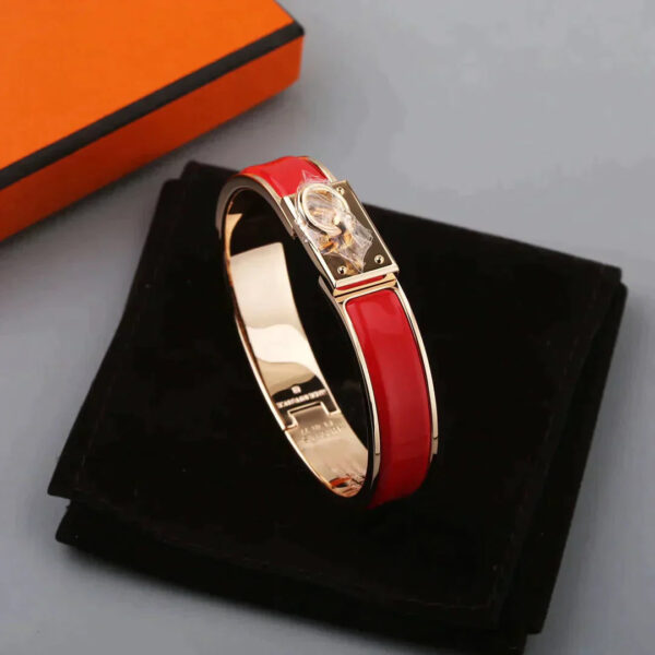 Toxse H Ring Lock Bracelet 12Mm Red - Image 4