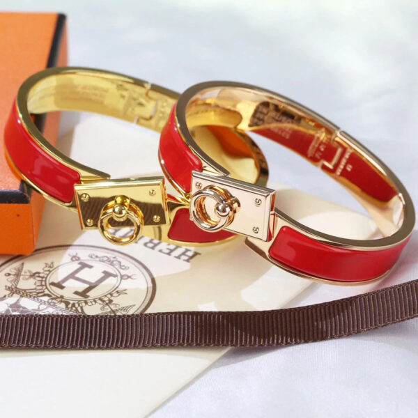 Toxse H Ring Lock Bracelet 12Mm Red - Image 6