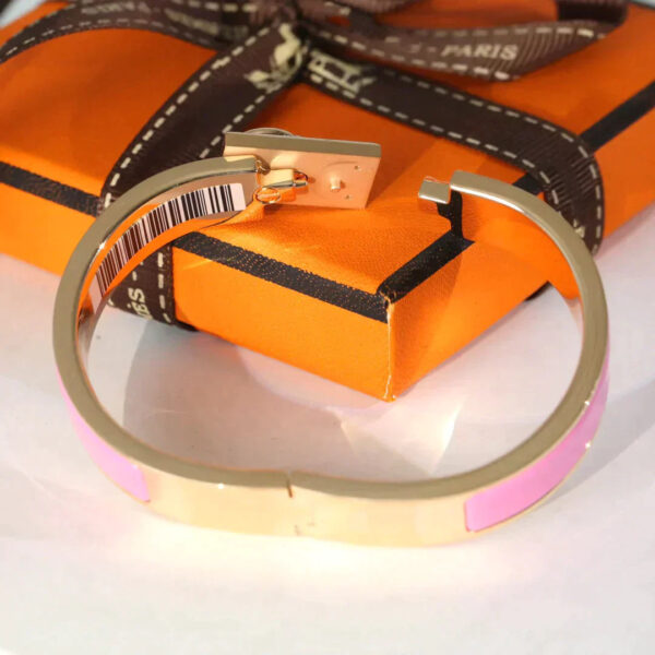 Toxse H Ring Lock Bracelet 12mm Pink - Image 2