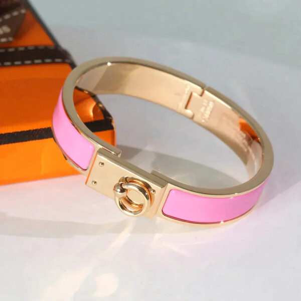 Toxse H Ring Lock Bracelet 12mm Pink - Image 3