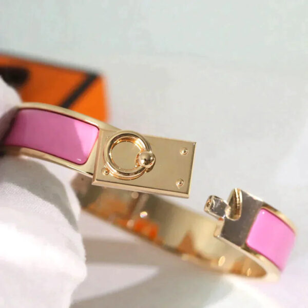 Toxse H Ring Lock Bracelet 12mm Pink - Image 4