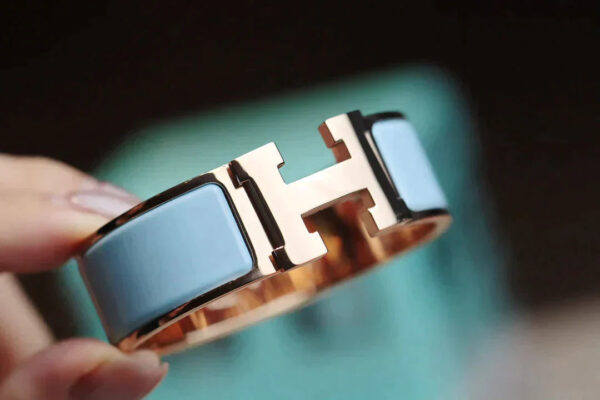 Toxse H Bracelet 18Mm Pink Gold Cloud Blue - Image 3
