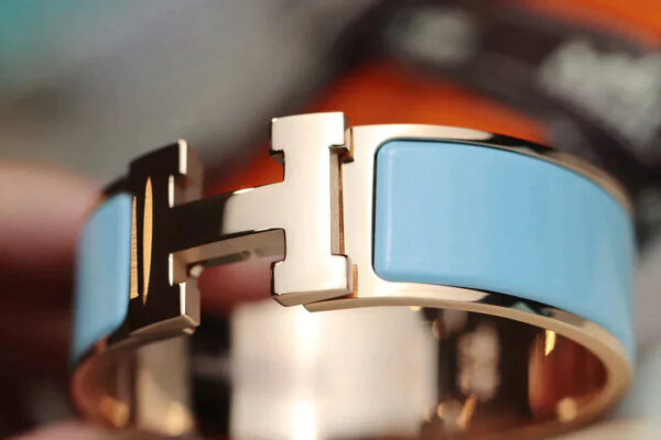 Toxse H Bracelet 18Mm Pink Gold Cloud Blue - Image 4
