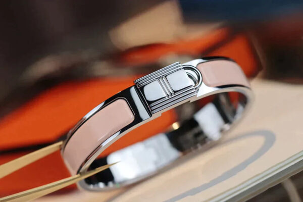 Toxse H Lock Pink Gold Bracelet 12Mm - Image 6