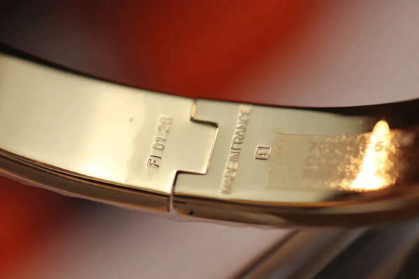 Toxse H Lock Red Gold Bracelet 12Mm - Image 7