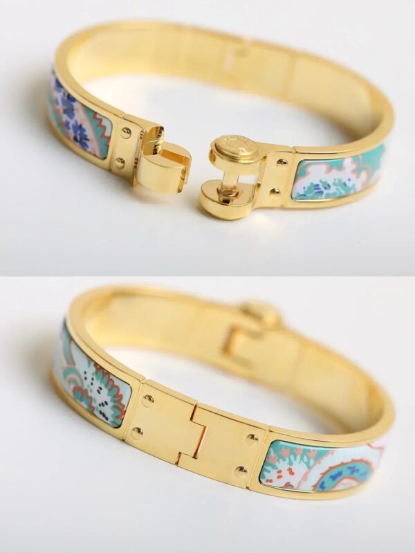 Toxse H Ring Lock 12Mm Bracelet Multicolor Ceramic - Image 3