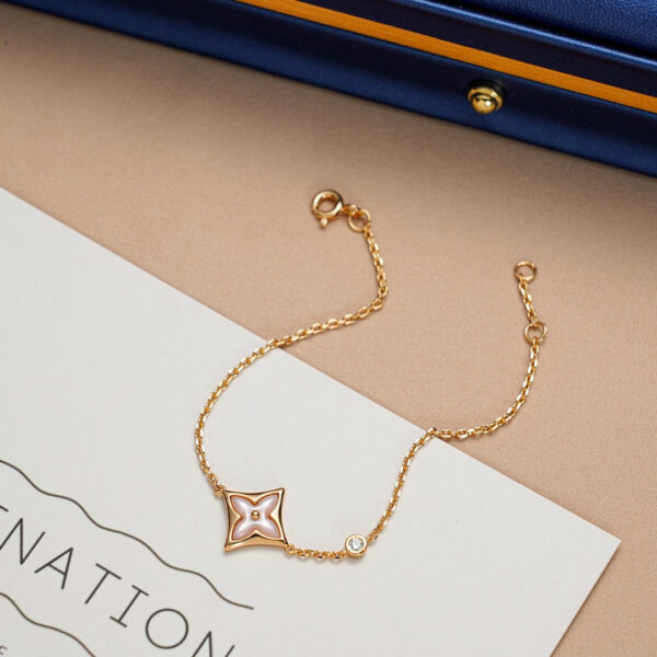 Toxse Star 1 Diamond Pink Gold Bracelet - Image 4