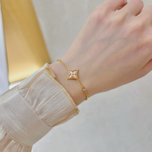 Toxse Star 1 Diamond Pink Gold Bracelet - Image 8