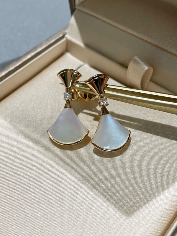 Toxse Dream Mop 1 Diamond Earrings - Image 2