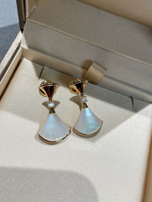 Toxse Dream Mop 1 Diamond Earrings - Image 3