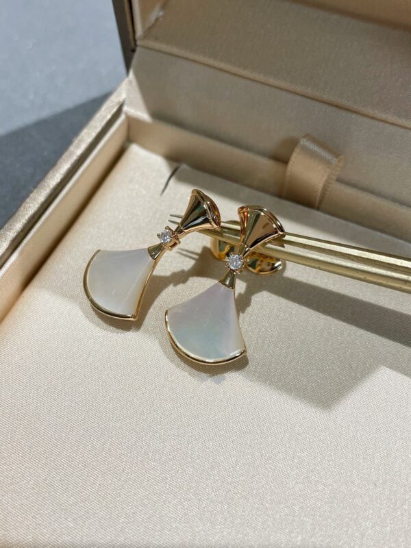 Toxse Dream Mop 1 Diamond Earrings - Image 4