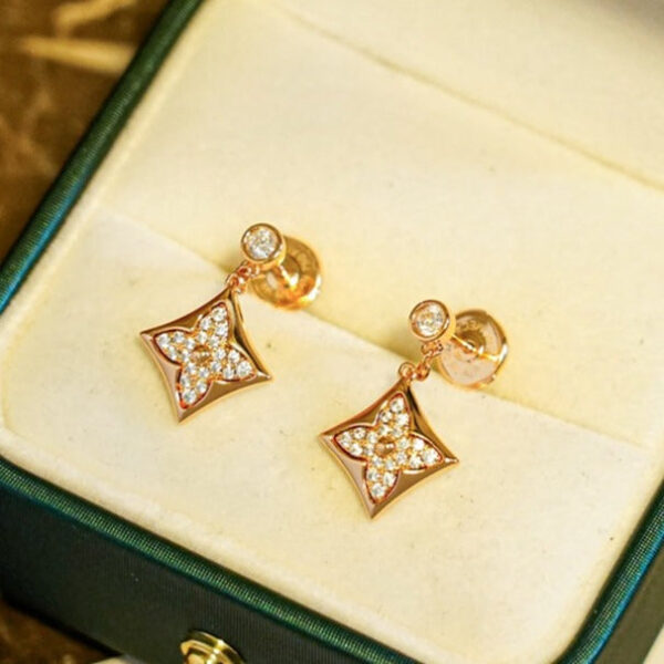Toxse Star Diamonds Earrings Gold - Image 3
