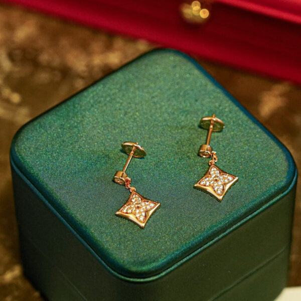Toxse Star Diamonds Earrings Gold
