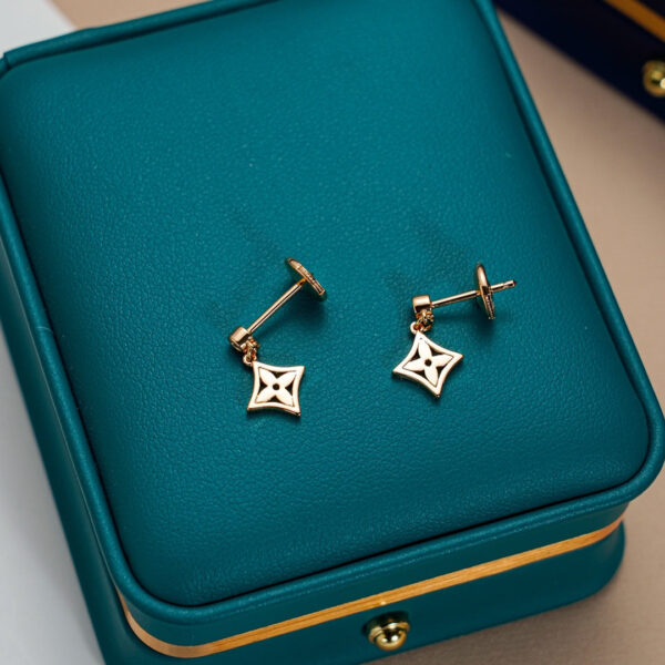 Toxse Star Earrings Gold - Image 7