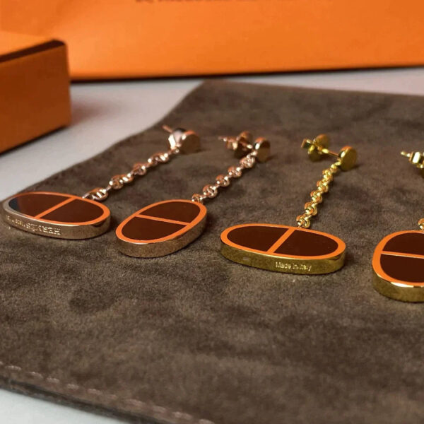 Toxse Chaine Verso Black Ceramic Earrings - Image 9