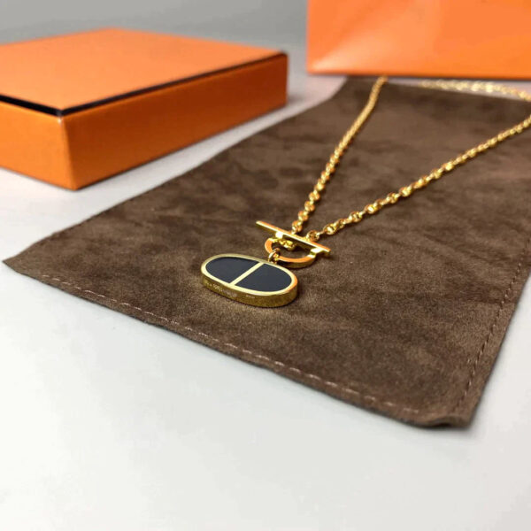 Toxse Chaine Verso Black Ceramic Necklace - Image 7