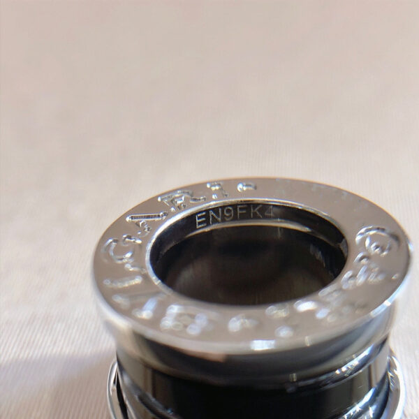 Toxse Zero 1 Black Ceramic Silver Necklace - Image 3