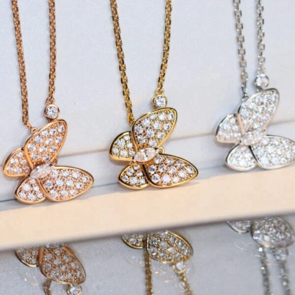Toxse Butterfly Diamond Necklace - Image 9
