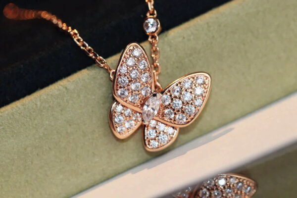 Toxse Butterfly Diamond Necklace - Image 4
