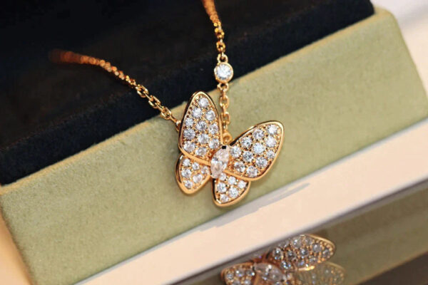 Toxse Butterfly Diamond Necklace - Image 5