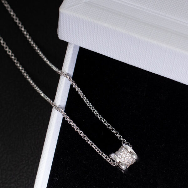 Toxse Zero 1 Silver Diamond Necklace - Image 6