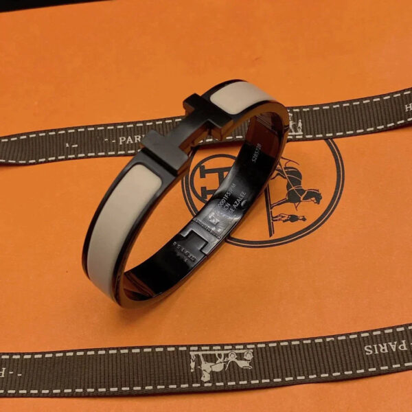 Toxse H Bracelet 12Mm Black Beige Ceramic - Image 3