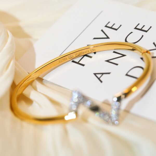 Toxse Volte Upsite Down Gold Diamond Bracelet - Image 8